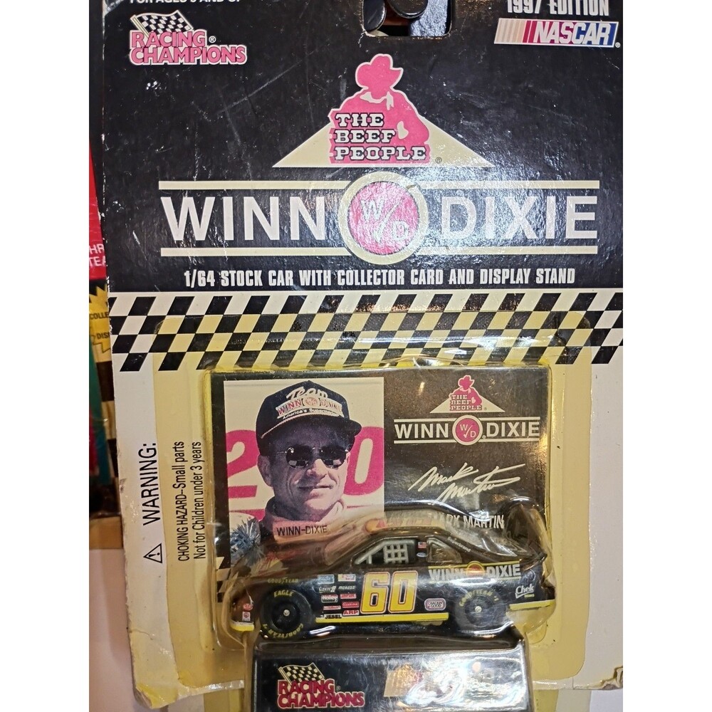 4 Mark Martin #60 Winn Dixie 1997 Ford Racing Champions NASCAR 1/64 Diecast